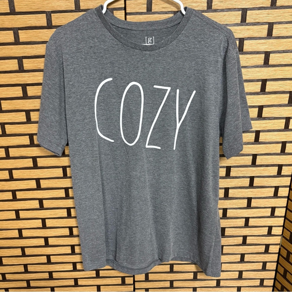 George‎ Gray Cozy Short Sleeve Tee Size Medium